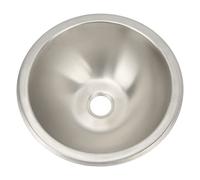 SIXRUN Lavello da Cucina per in Acciaio Inossidabile Dal Design Rotondo Facile da Pulire per Yacht da 10 Pollici