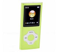 SIXRUN Lettore MP3 Bluetooth 5.3, Lettore Musicale Portatile con Scheda di Memoria da 32 GB, Schermo da 1,8 Pollici, Registrazione Radio FM, Riproduzione Video, Lega di Alluminio per Audiolibri di