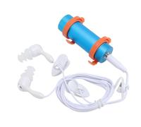 SIXRUN Lettore MP3 Impermeabile IPX8, Cinturino di Sicurezza e Tappi Auricolari Triplo Strato per Nuoto (BLUE)