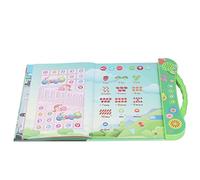 SIXRUN Libro Sonoro Educativo Interattivo Parlante Spagnolo per Bambini con Giochi e Storie, Impara lo Spagnolo per Bambini Verde, Plastica 10,0x9,1 Pollici