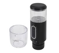 SIXRUN Macchina da Caffè Capsule Portatile, Ricaricabile Tipo C (BLACK) | Serbatoio \'acqua da 100 ml, batteria da 2500 mAh, struttura in ABS e metallo, viaggio in campeggio all\'aperto