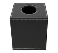 SIXRUN Magnetic Closure Tissue Box Cover Elegant PU Leather Tissue Holder