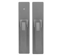 SIXRUN Maniglia per Camera da Letto in Lega di Alluminio con Chiave, Leva | Adatto per 6,3 X 12,6 Cm, Uso Interno, Porta del Bagno, Sblocco Automatico Dall Interno, Include 3 Chiavi e Viti,
