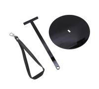 SIXRUN Manuale del Filo Manuale Premium con una Comoda Cintura di Gomma Sulla Strada per i Mestieri Portatili (BLACK)