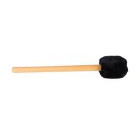 SIXRUN Martello per Batteria, Testa in Feltro Morbido, Comodo Battitore per Timpani per gli Amanti della Musica, 40 Cm, Faggio e Peluche, 1 Pezzo (BLACK)