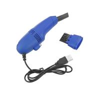 SIXRUN Mini Aspirapolvere USB, Cavo 94cm Basso Rumore (BLUE #14) | Pulitore per tastiera del computer, materiale ABS, tazza antipolvere di grande capacità, alimentazione USB, accessorio da