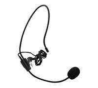 SIXRUN Mini Microfono Cablato da 3,5 Mm a Condensatore MIC Amplificatore per Voce Chiara Altoparlante Tipo di Usura della Testa Microfono per Spettacoli Teatrali Spettacoli Canto Danza