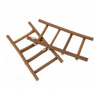 SIXRUN Mini Scale in Rattan Set da 2, Scala in Miniatura Robusta e Leggera per Giardini Fatati e Case delle Bambole, 20x10 Cm (20 * 10 cm)