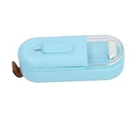 SIXRUN Mini Sigillatrice per Sacchetti Portatile con Taglierina Macchina Termosaldante a Batteria con Striscia Magnetica e Corda per Appendere Sacchetti di Plastica per la Conservazione (BLUE)