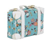 SIXRUN Mini Valigia per Bagagli Precisa per Casa delle Bambole, per Giochi di Ruolo per Bambini, per Decorazioni per la Casa delle Bambole, Materiale, Stoffa, Plastica, Metallo, Dimensioni 7,6 X 5,1