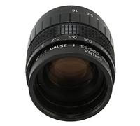 SIXRUN Obiettivo con Messa a Fuoco Manuale da 35 Mm, Lega di Alluminio, Ampia Apertura F1.7, Ideale per Fotocamere Mirrorless con Attacco C e Appassionati di Fotografia (BLACK)
