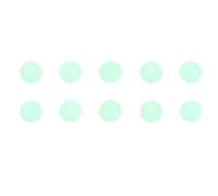 SIXRUN Palle Luminose Al Buio, Palle Fluorescenti in Plastica ABS con Luminosità Duratura per Corsa Notturna, Campeggio e Giochi in Feste