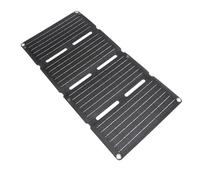 SIXRUN Pannello Solare Monocristallino Pieghevole, Ricarica Rapida Efficiente da 80 W per Campeggio, Pesca, Leggero e Portatile