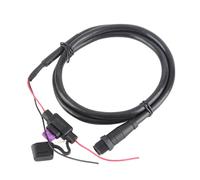 SIXRUN Per Cavo NMEA 2000 Cavo di Alimentazione Maschio Durevole con Fusibile Lungo 1 M Per Reti Marine