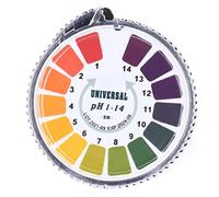 SIXRUN PH Test Strips PH Testing Paper Level Tester 0-14 Fast Accurate Results for Water Cosmetics Saliva Urine with Color Chart Easy to Read Lightweight Reel Design
