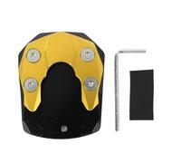 SIXRUN Piatta di Estensione del Commozione Motociclistico, Lega di Alluminio per Xmax 125 250 300 Supporto Laterale Ingranditi Supporto Stabile Sicuro (GOLD)