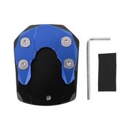 SIXRUN Piatta di Estensione del Commozione Motociclistico, Lega di Alluminio per Xmax 125 250 300 Supporto Laterale Ingranditi Supporto Stabile Sicuro (BLUE)