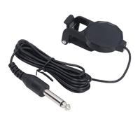 SIXRUN Pickup Professionale su Pickup, per Strumento Acustico Compatto in Plastica con Cavo da 10 Piedi per Chitarra con Corde in Acciaio Ukulele Violino Mandolino