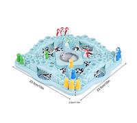 SIXRUN Pinguini per Bambini Gioco da Tavolo Competizione Divertente Aggiornamento Didattico per Bambini Sopra i 4 Anni Plastica Ecologica 10x10x1,4 Pollici per L'interazione Familiare