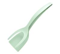 SIXRUN Pinza a Spatola Innovativa 2 in 1 Presa Versatile e per Girare la Bistecca, Strumento da Domestico per L'uso Quotidiano (Verde menta)