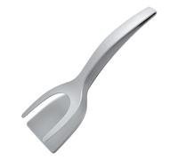 SIXRUN Pinza a Spatola Innovativa 2 in 1 Presa Versatile e per Girare la Bistecca, Strumento da Domestico per L'uso Quotidiano (GREY)