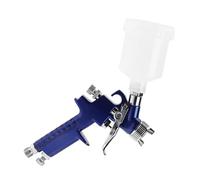 SIXRUN Pneumatic Gravity Spray Gun, 1.0mm Ugello 125ml (H-2000A 0.8mm) | Ugelli intercambiabili da 0,8 mm/1,0 mm, corpo leggero da 382 g, pressione operativa di 3,0 bar, ritocco automatico,