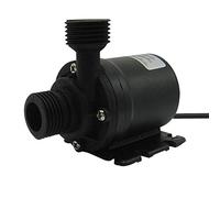 SIXRUN Pompa Acqua Compatta Pompa Sommergibile Senza Spazzole Impermeabile 800L H 5M Sollevamento IP68 Albero in Acciaio Inossidabile a Basso Rumore per Acquario Fontana Stagno (DC24V)