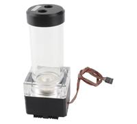 SIXRUN Pompa Integrata nel Serbatoio 'acqua del Computer con Anodo di Alluminio per Un'installazione Semplificata e Potenti Prestazioni di Raffreddamento (BLACK)