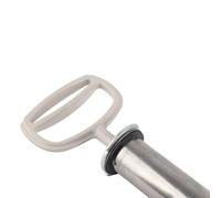 SIXRUN Pompa Manuale Pressurizzata in Acciaio Inossidabile per Spruzzatore da 4 Litri - Pompa Durevole e Resistente Alla Ruggine per Attrezzi da Giardino, Giardinaggio Domestico - 11,2x1,5 Pollici,