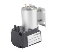 SIXRUN Pompa per Vuoto, Micro DC Motorizzata Ad Alta Potenza Senza Olio Esente Manutenzione, Stabile a Basso Rumore 10 W DC 12 V 24 V, per Strumentazione di Campionamento per Analisi (DC12V)