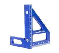 SIXRUN Protettore Presso Carré Woodworking Square Sustainable Alluminio Strumento Doreat in Lega per L'ingegnere di Carpentero (BLUE)
