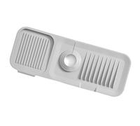 SIXRUN Protezione per Lavello in Silicone Assorbimento D'acqua Efficiente per un Ambiente di Pulito per la Sicurezza della Famiglia Ed Ecologico (grigio chiaro)