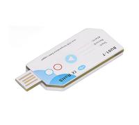 SIXRUN Registratore Dati USB di Temperatura e umidità, Dispositivo Usa e Getta con USB Integrata per 32000 Punti Dati, per Applicazioni di Magazzinaggio e Logistica