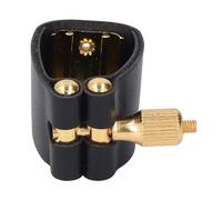 SIXRUN Resistente Chiusura per Legatura del Bocchino per Sax Design Elegante in Pelle per Sassofono Contralto 1 unità