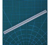 SIXRUN Righello a Scala Triangolare in Lega di Alluminio per Ingegneria Durevole 30 Cm per Architetti Ingegneri con Borsa per il Trasporto 1 X Righello a Scala Triangolare