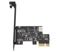 SIXRUN Scheda Riser USB 3.2 PCI E con Condensatori Ceramici Trasmissione Veloce Durante il Gioco o la Configurazione del PC. Design in Metallo (BLACK)