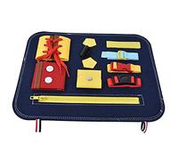 SIXRUN Scheda Sensoriale Educativa Scheda attività per Bambini per creatività, abilità Motorie + Giocattolo per Lo Sviluppo della Memoria, 1 Pezzo, Adatta per età da 18 Mesi a 6 Anni (A)