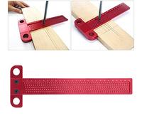 SIXRUN Scriba per Legno, Indicatore Ad Angolo in Alluminio Anodizzato a | Lavorato a CNC, resistente all\'usura, marcatura precisa, superficie piana, ideale per la lavorazione del legno