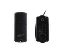 SIXRUN Serratura Intelligente per Porta Serratura Automatica Resistente All'acqua 5 in 1 per App TTlock Scheda IC Ingresso Senza Chiave Elettronica per Porta Anteriore con Set di Leve per Maniglia