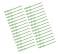 SIXRUN Set Anti-Boom da Pesca da 30 Pezzi, Tubi di Posizionamento Luminosi in PVC con Guida di Morbida per Gli Appassionati di Pesca Notturna