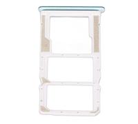 SIXRUN Sim Card Tray Sostituzione, per Note 9 (GREEN) | Supporto per slot in plastica di precisione, con perno di espulsione e spazzola per la pulizia, correzione del vassoio