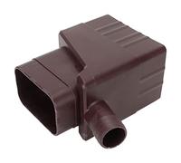 SIXRUN Sistema di Raccolta dell'Acqua Piovana Design Universale Efficiente Deviatore dell'Acqua per Prato e Giardino Tubo da 40 Pollici Incluso (Marrone Scuro)