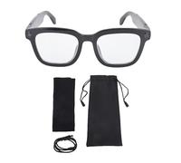 SIXRUN Smart Glasses, Occhiali con Suono Open Ear e Traduzione AI, Interpretazione Simultanea Multilingue per Conferenze e Viaggi (Trasparente)