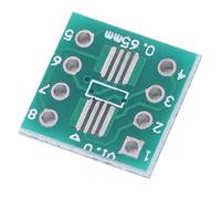 SIXRUN SOP8 Adattatore, Modulo Convertitore SSOP8 a DIP8 | Convertitore da SMD a Inline in Alluminio e Plastica, Saldatura su Circuito Stampato, Corrente Nominale 1A, Sotto 440V