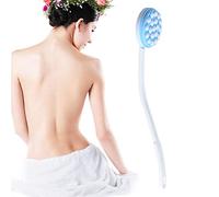 SIXRUN Spazzola per Doccia e Vasca Idromassaggio, Comodo Strumento con Manico Lungo per la Pulizia Profonda e il Relax, 17,7 Pollici, Ideale per l'esperienza Spa Quotidiana (WHITE)