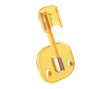 SIXRUN Staffa per Doccia Regolabile per Montaggio a Parete con Supporto per Soffione Doccia Senza Adesivo per Trapano e 2 Ganci per Soffione Portatile e Ripostiglio per il Bagno (YELLOW)