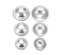 SIXRUN Stampo per Bombe da Bagno, Stampo per Torte Fai-da-te in Lega di Alluminio con Pellicola Protettiva, Facile da Pulire e Sformare per Realizzare Bombe da Bagno e Saponi (#3)