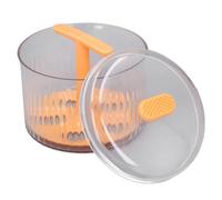 SIXRUN Stampo Traslucido per Produttori di Polpette, Tempo di Risparmio Ed Energia, Materiale per Animali Domestici e PP Resistenti, Mantieni le Mani Pulite, Preparando le Polpette con (ORANGE)