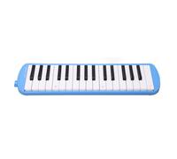 SIXRUN Strumento Melodica a Boccaglio con Design Elegante a 32 Tasti per L'educazione Musicale, Ottimo per Principianti e Tutte le età Resina Blu/rosa/nera/acciaio Inossidabile/bronzo Fosforoso (BLUE)