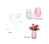 SIXRUN Strumento per L'isolamento Acustico del Barattolo per Grida di Graffiti Antistress, Materiale ABS, per Sollievo Catartico Ed Effetti Calmanti, Ideale per Momenti di Rabbia (PINK)